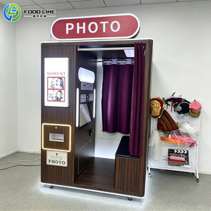 Cabina Fotografica Self-Service Scribble, Cabina Fotografica Vintage in Legno - Product Image 5