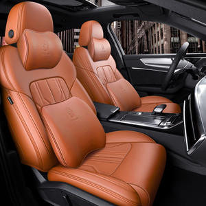 Alta Calidad 360 °   Funda de Asiento de Cuero Nappa de Protección Total para 5 Plazas, Cojín para Asiento de Coche para <span class=keywords><strong>Audi</strong></span> A6l - Product Image 3