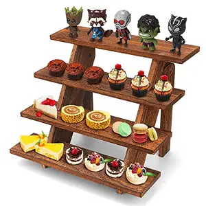 Holz display Holz Cupcake Rack Rustikale Stil Riser für Display Craft Regale Vendor Desktop Display Rack Bauernhaus Rack