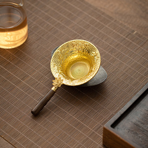 <b>Tea</b> Strainer Alloy Koi Round Gold Silver <b>Tea</b> Filter For Kung Fu <b>Tea</b> <b>Set</b> Accessory - Product Image 4