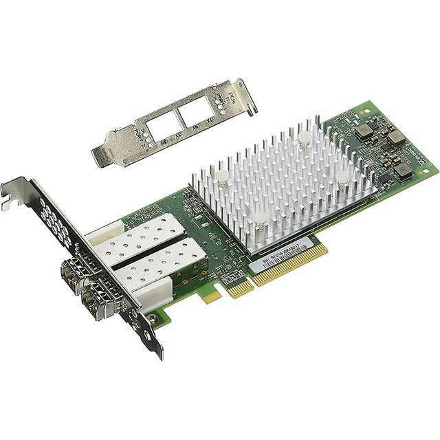 QLE2692 32G FC HBA Card PCIe 3.0x8 Dual-Port Hot-Plug VMware/ESXi KVM Ready Low Latency SAN Data Center Storage Server Upgrade