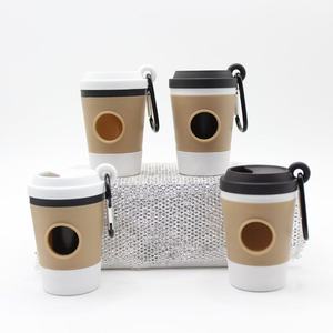 Dispensador de bolsas para excrementos de mascotas, soporte portátil para bolsas de basura, recolector de excrementos de perro con mosquetón para uso en exteriores - Product Image 1