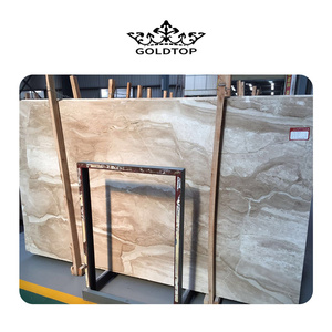 GOLDTOP OEM/ODM Marmore Fayans Heißer Verkauf Polierte Diana Royal Cream Marmorplatten Fliesen für Boden und Wand - Product Image 3
