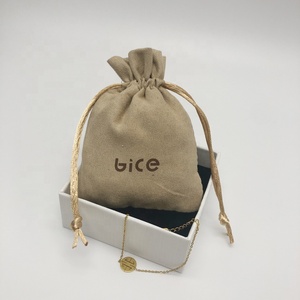 Da Lộn Túi Đồ Trang Sức Bao Bì Quà Tặng Tùy Chỉnh Nhỏ Dây Rút Đồ Trang Sức Suede Pouch - Product Image 5