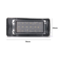 Luz LED trasera blanca para matrícula de coche, lámpara para PEUGEOT 308 II 207 CC 208 2008 3008 II