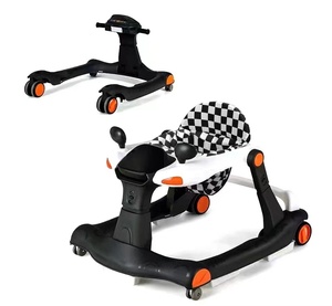 Brightbebe Trotteur évolutif 3-en-1 pour bébé, <span class=keywords><strong>4</strong></span> <span class=keywords><strong>roues</strong></span>, pousseur d'apprentissage pour enfants, Andador Para Bebes, prix abordable - Product Image 1