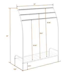 Giá Để Khăn Phòng Tắm Giá Để Khăn Bằng Kim Loại Đứng Miễn Phí Giá Để Khăn Ngoài Trời Ban Công - Product Image 6