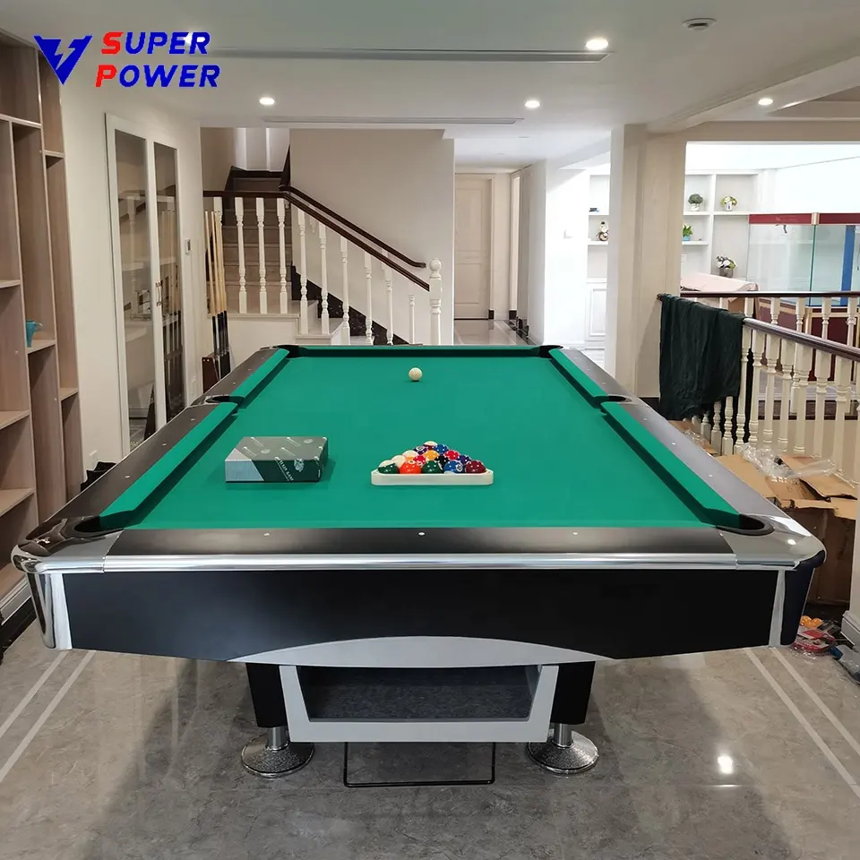 China Billiard Factory Snooker Billiard Pool Table 7/8/9FT for Commercial