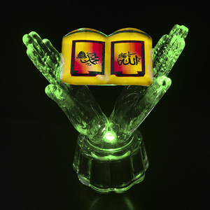 Commercio all'ingrosso a buon mercato di cristallo Corano libro musulmano religioso Bomboniere con Stand per il matrimonio Bomboniere artigianato islamico - Product Image 6