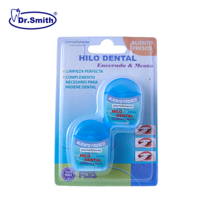 ISO CE Aprovado Alta Qualidade Fio Dentário Encerado <span class=keywords><strong>e</strong></span> hortelã 15m * 2pc Fio Dentário - Product Image 2