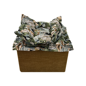 เก้าอี้โซฟาสไตล์มินิมอลจากอิตาลีที่วางเท้าทำจากผ้าหรูหราสำหรับบ้านห้องนั่งเล่นประตูทางเข้าท่าเรือปีใหม่เฟอร์นิเจอร์ - Product Image 1