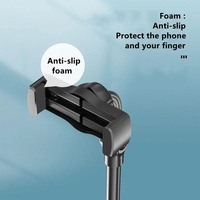 Support de téléphone portable bon marché Support de téléphone à angle de hauteur réglable Col de cygne Bras flexible Support de téléphone universel pour bureau