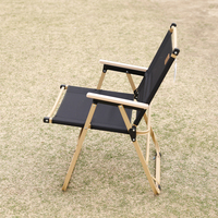 Chaise de camping Kermit à double accoudoir renforcé, 800D, double couche, Oxford, pliable, portable, pour pique-nique en plein air, plage