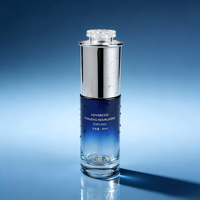 Ensemble de flacons en verre de luxe 40 ml 100 ml 120 ml 150 ml transparent pour soins de la peau, sérum, lotion, crème pour le visage