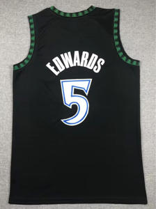 เสื้อบาสเก็ตบอลอเมริกันปักลายคุณภาพสูง รุ่นใหม่ ฤดูกาล 2025 หมายเลข 5 แอนโทนี เอ็ดเวิร์ดส์ สำหรับผู้ชาย ขายส่ง - Product Image 2