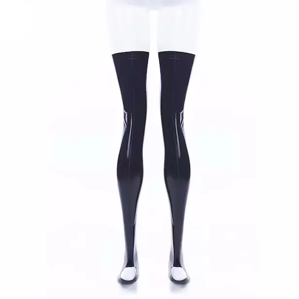 Ganzanzanzug Látex Uniforme 100% Borracha Cosplay Catsuit Preto Festa XS-XXL