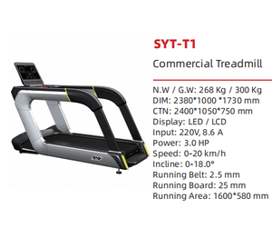 Tapis roulant commercial de qualité supérieure, machine de gym SYT Health, équipement de fitness <span class=keywords><strong>cardio</strong></span> sportif - Product Image 4