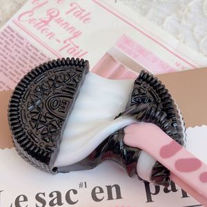 Ore Taba Kawaii 4pcs <b>Squishy</b> Squeeze Toys Handmade Soft Biscuit Silicone Dessert Cookie for Kids 5-7 Years Fidget Stress Toys - Product Image 3