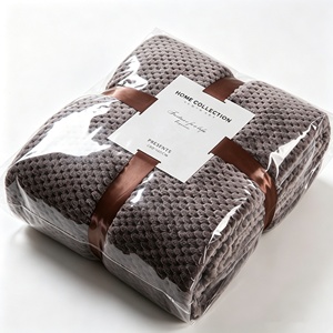 Coperta in pile jacquard a griglia ananas di alta qualità, morbida <span class=keywords><strong>e</strong></span> calda per divano <span class=keywords><strong>e</strong></span> letto - Ingrosso - Product Image 6