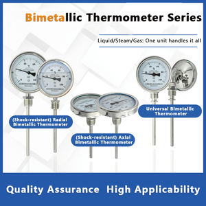 ميزان حرارة رقمي صناعي من الفولاذ المقاوم للصدأ بدقة 1 درجة مئوية، مسبار 50 ملم، لقياس درجة حرارة السوائل العالية في الخزانات والأنابيب، ميزان حرارة ثنائي المعدن - Product Image 3