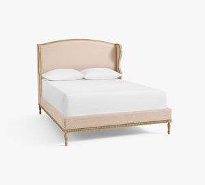 Base de Cama King/Queen de Madera Maciza Estilo Rústico Americano, Plataforma Sencilla y Espaciosa para Dormitorio Principal - Product Image 2