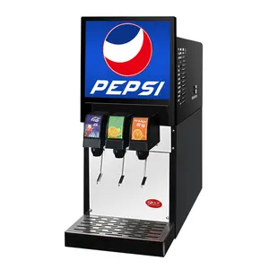 Commercial High Quality Soda fountain beverage dispenser cola making machine with BIB syrup system
