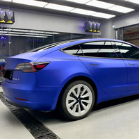 Film de protection de carrosserie de voiture mat, film PPF, peinture TPU, satin liquide, bleu métallique, fabricants de film TPU PPF