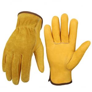 Guantes de Soldadura TIG de Cuero Vacuno de Seguridad Industrial para Construcción, Personalizables al por Mayor Directo de Fábrica - Product Image 4