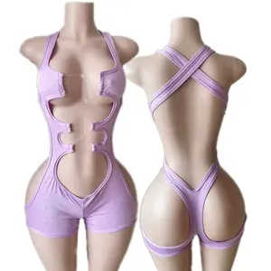 ملابس راقصات استعراضية نسائية مثيرة بالجملة من Ailangke مع سلاسل - Product Image 2