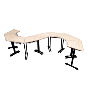 Bộ Bàn Ghế Lớp Học Bán Chạy Sản Xuất Nội Thất Đại Học Sản Xuất Đồ Nội Thất Hình Thang Bàn Học Sinh Bằng Gỗ - Product Image 3