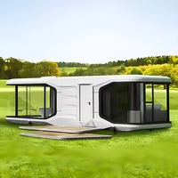 Maison Modulaire Préfabriquée Moderne Prête à l'emploi Chine Maisons Portables Préfabriquées Conteneur de Luxe Cabine Apple Capsule Spatiale