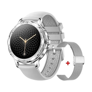 Appareils portables CF12 montre intelligente avec 2 bracelets de luxe 100 + modes sportifs fitness reloj montres intelligentes <span class=keywords><strong>pour</strong></span> femmes dames - Product Image 5