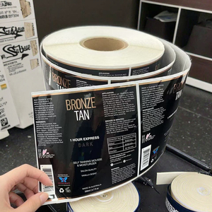 Custom Cosmetics Product Logo <strong>Bottle</strong> Coated Paper <strong>Labels</strong> Tag Vinyl Foil <strong>Gold</strong> Sticker Adhesive <strong>Printing</strong> Waterproof <strong>Labels</strong> - Product Image 2