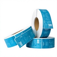 Autocollant de transfert adhésif imprimé rotatif six couleurs personnalisé avec code QR, revêtement époxy, découpe sur mesure, logo de magasin pour usage agricole