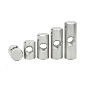 Thép không gỉ 304/316 A2-70 A4-80 hình trụ <span class=keywords><strong>Pin</strong></span> chéo chốt Thùng Nut đồ nội thất gỗ nhúng khóa dài chèn NUT - Product Image 4