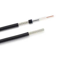 UHF male pl259 to UHF male Coax Cable (LMR200 Equivalent) rendah kerugian untuk VHF Ham Radio CB Radio lebih baik dari RG58