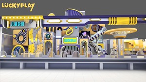 Parque de Diversiones Infantil Interior LUCKYPLAY con Circuito de Red y Piscina de Pelotas de 680m² - Product Image 5