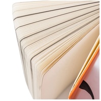 Cuaderno de Tapa Dura Cosido con Hilo de Cuero PU, con Banda Elástica y Bolsillo para Bolígrafo, Agenda Personalizada A5 con Logotipo, Hecho a Mano
