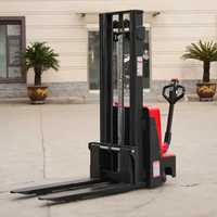 Chariot élévateur électrique 2 tonnes à levage de 3 m, alimenté par batterie au plomb, idéal pour la manutention de fourrage et des serres – Vente directe usine