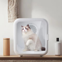 Sèche-cheveux intelligent haute puissance ABS pour chat et chien, entièrement automatique, écologique, boîte de séchage à température constante, souffleur d'eau