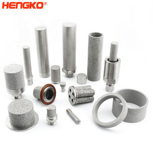 HENGKO 1 Micron 10 Inch Filter 316L RVS Gesinterd Poreus Metaalfilter Gesinterd Inox Filter - Product Image 6
