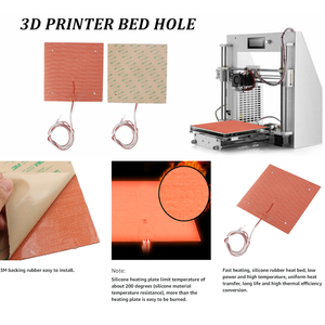 Almohadilla Calefactora de Silicona Flexible de 220v 800w, Resistente al Agua, para Impresora 3D - Product Image 2