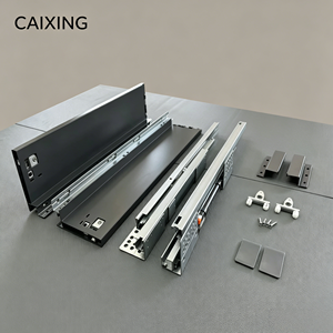 IHC Guía De Cajón De Cierre Suave 300mm: Apertura Push To Open Y Extensión Completa Para Cocinas Y Talleres