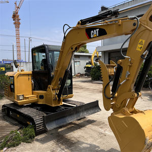Excavatrice Caterpillar 306E d'occasion, 7 tonnes, mini-pelleuse robuste pour travaux de construction, modèle 2020, godet de 0,25 m, moteur 56 CV, 500-2500. - Product Image 1