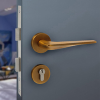 <strong>Best</strong> <strong>Selling</strong> Light Luxury Zinc Alloy Lever <strong>Handle</strong> Indoor Dummy Passage Privacy with <strong>Lock</strong> Body Cylinder <strong>Door</strong> <strong>Lock</strong> <strong>Set</strong>