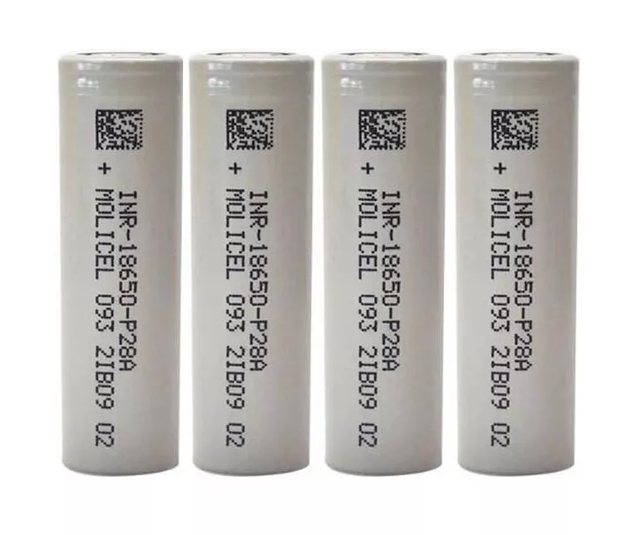 Original Molicel P28a Battery 18650 Rechargeable 3.7 V Li Ion Battery Cell 2800MAH High Discharge Rate 35a