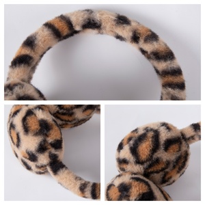 बच्चों के लिए थर्मल खरगोश फर गर्म इयरमफ-नरम विंडप्रूफ प्लग सर्दियों कान सुरक्षा - Product Image 5