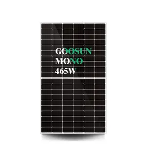 GOOSUN panel surya 455W 450W 465W profesional panel half efisiensi tinggi setengah panel sel surya grosir