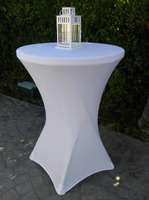 Table ronde pliable de bar à cocktails, table en plastique portable pour pub, jardin, mariage, camping, balcon, événements de restauration
