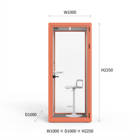 Cabine Modulaire de Bureau Moderne à Cadre en Aluminium Très Étroit, Mobile et Extensible, pour Villa, Hôtel, Usine - Vente en Gros